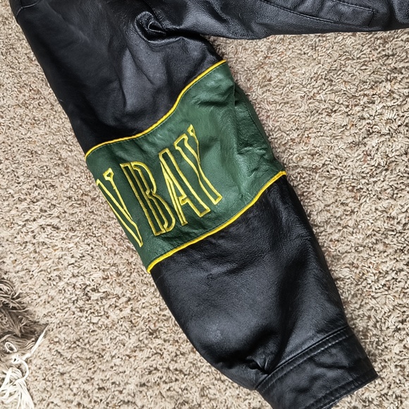 VTG Leather Packer Jacket M - Picture 6 of 16